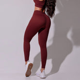 Calça Infinify Fitness Canelado Vinho