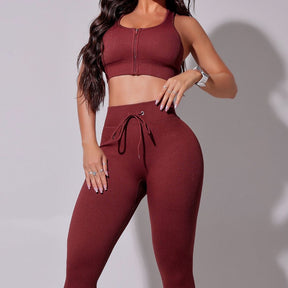 Calça Infinify Fitness Canelado Vinho