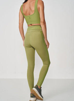 Conjunto Top/calça Legging Verde