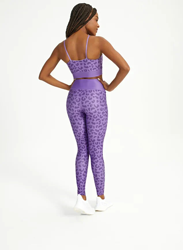 Conjunto Feminino Fitness Legging + Top Leopard