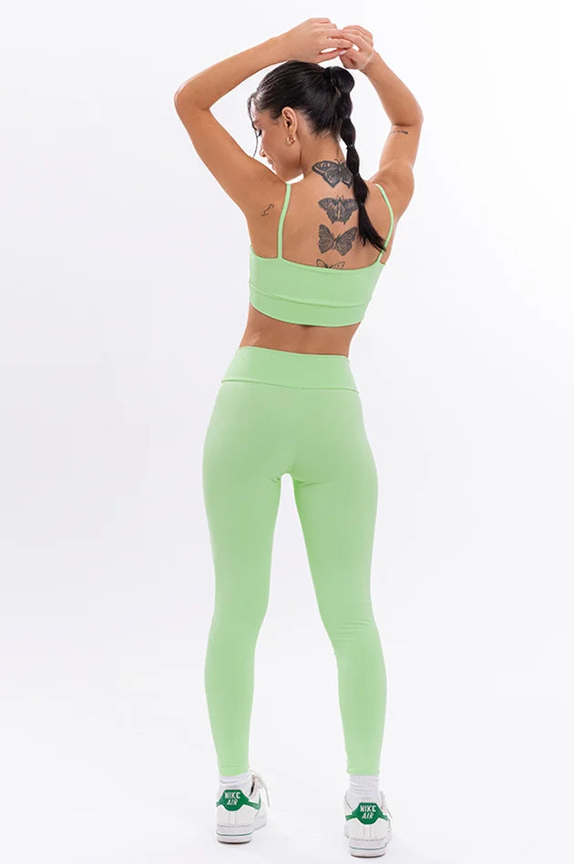 Conjunto Feminino Fitness Básico Calça e Top - Paradise