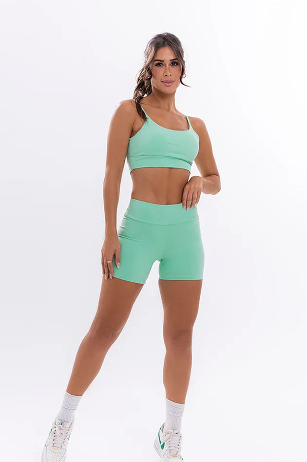 Conjunto Feminino Fitness Básico Shorts e Top - Bahamas